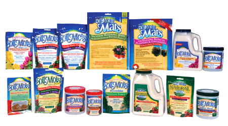 photo of a variety of SoilMoist products