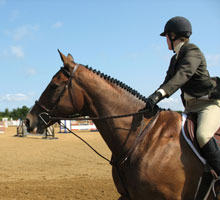 photo of an equestrian rider