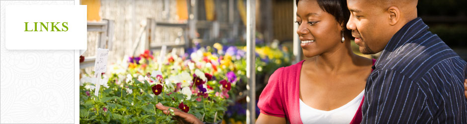 couple shopping at a garden center