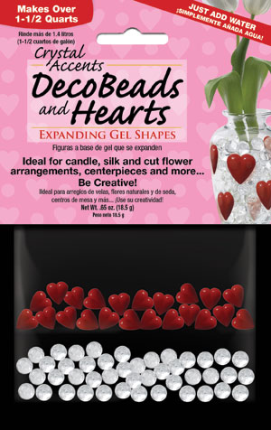 Deco Beads and Hearts packaging