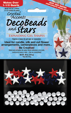 Deco Beads and Stars packaging